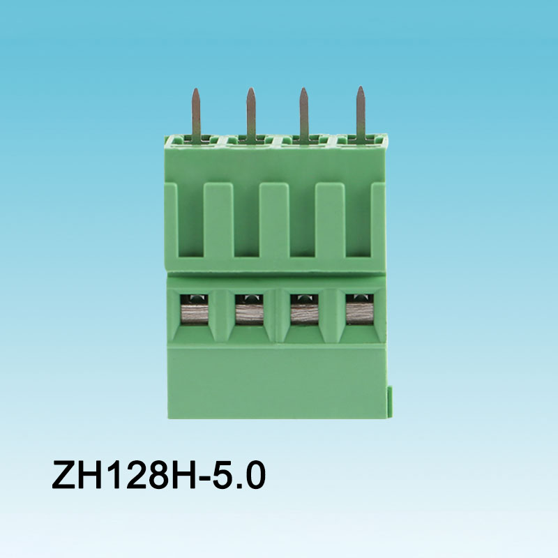 Verde 128 Morsetto a vite PCB posizione alta