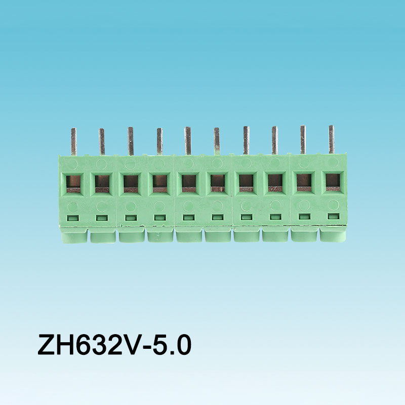 Morsettiera a vite PCB verde